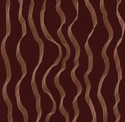 Ribbon Stripe, Burgundy | Extraordinary Wallpaper by Rebel Walls