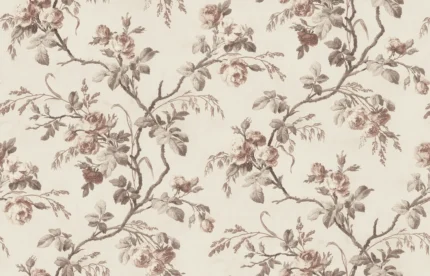 Rose Garland, Beige | Extraordinary Wallpaper by Rebel Walls