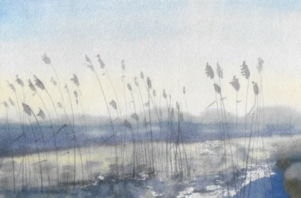 Sea View, Soft Blue