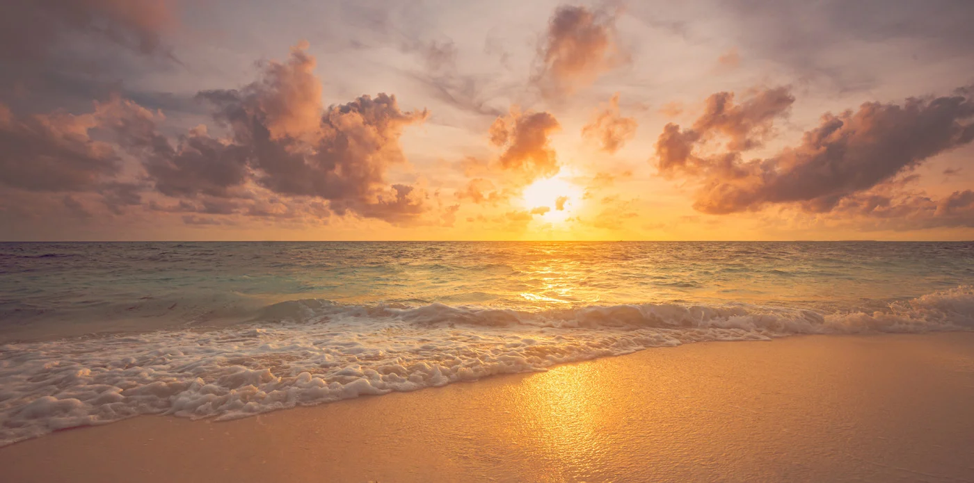 rebelwalls-seaside-at-dawn-soft-r22176-flat Seaside at Dawn, Soft Shutterstock Rebel Walls Wallpaper R22176