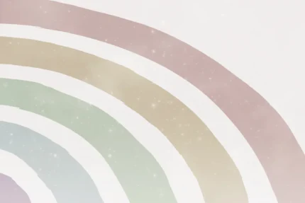 Shimmer Rainbow, Pastel | Free Shipping