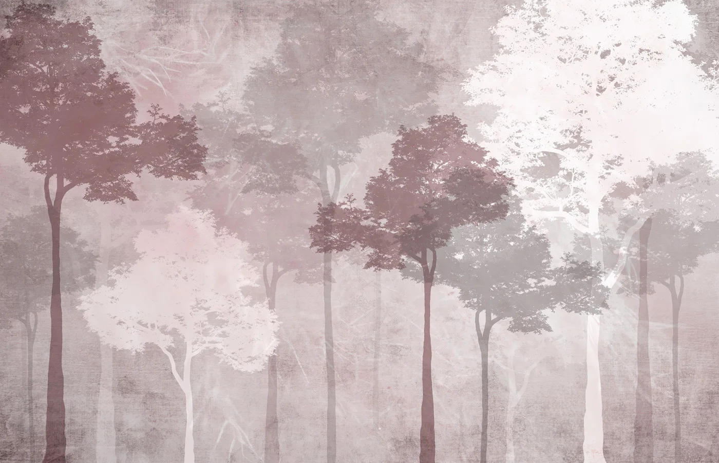 rebelwalls-silent-woods-autumn-r21966-flat Silent Woods, Autumn, Pink and Gray Shutterstock Rebel Walls Wallpaper R21966