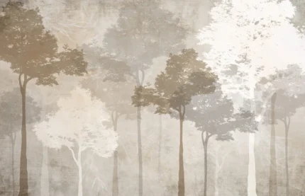 Silent Woods, Sunset, brown | Free Shipping