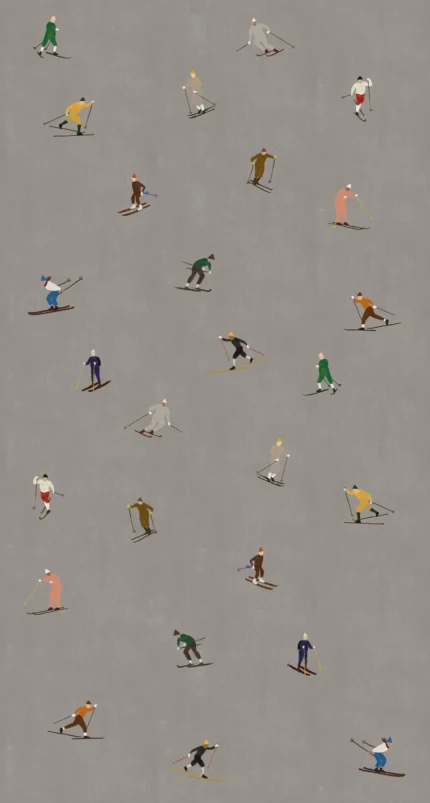 Skiers, Night Wallpaper | Meet a Rebel