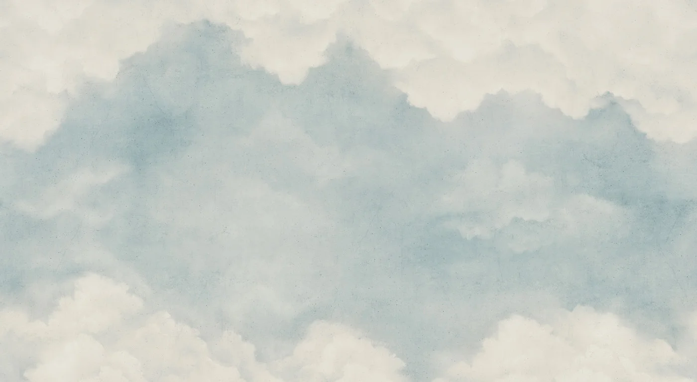 rebelwalls-sky-of-clouds-vintage-r21225-flat Sky of Clouds, Vintage Poetic Rebel Walls Wallpaper R21225