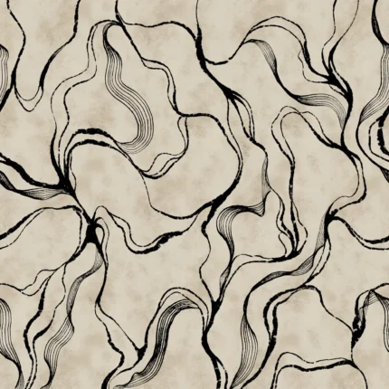 Soft Curve, Black (Beige)