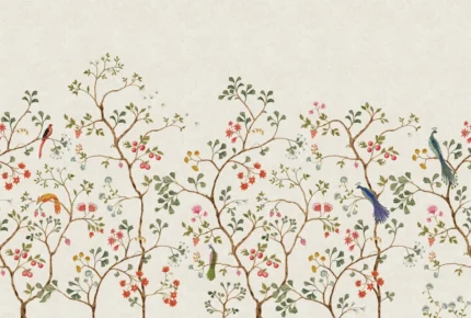 Songbird Mural, Beige