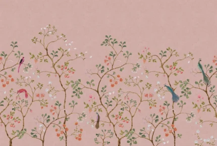 Songbird Mural, Pink