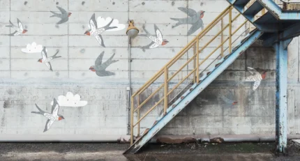 Stairway Graffiti, Swallow