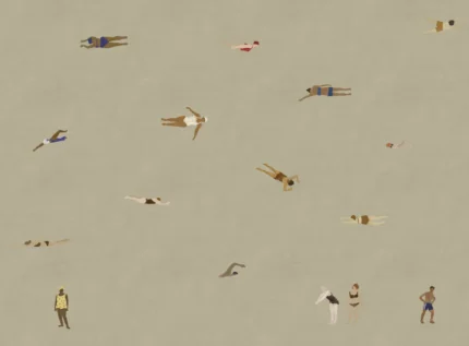 Swimmers, Sand