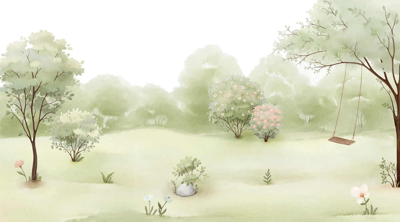 rebelwalls-the-garden-soft-green-r22267-flat The Garden – Soft Green - Image 1