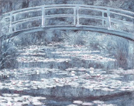 The Japanese Footbridge, Blue