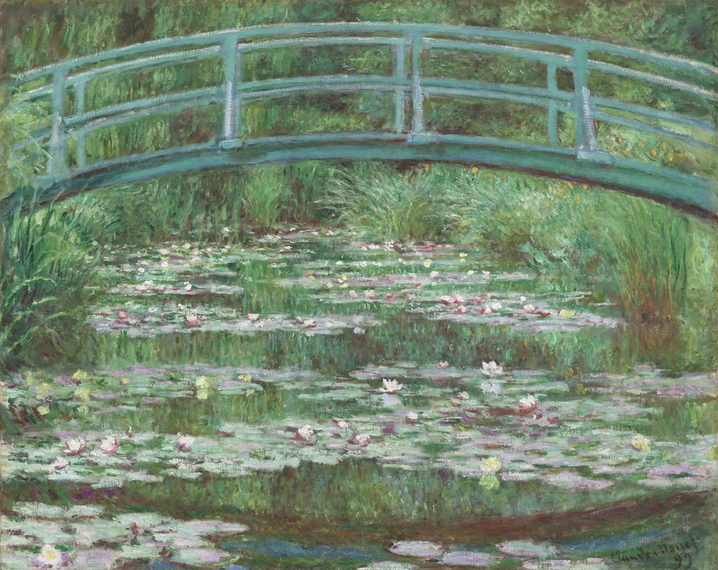 rebelwalls-the-japanese-footbridge-by-monet-r20567-flat The Japanese Footbridge By Monet First Rebels Rebel Walls Wallpaper R20567