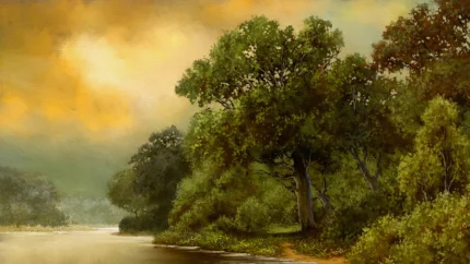 Tranquil Forest – Green