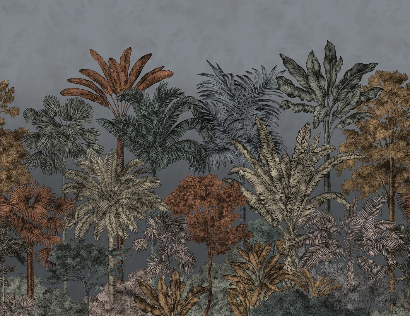 rebelwalls-tropical-bellewood-night-r17592-flat Tropical Bellewood, Night - Image 1