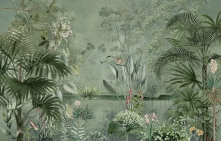 Tropical Garden, Green – green