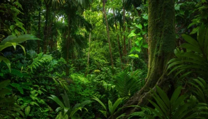 Tropical Landscape, Green
