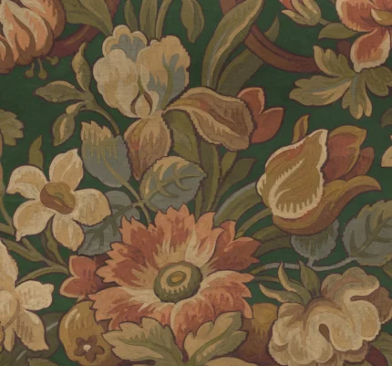 Vintage Flora Green