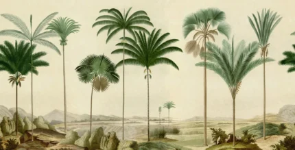 Vintage Palms, Green