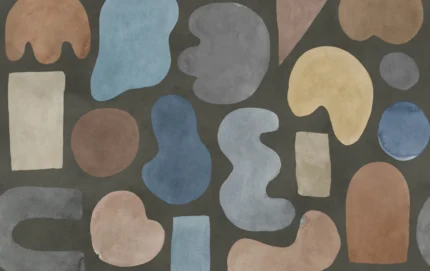 Watercolor Shapes – Dark