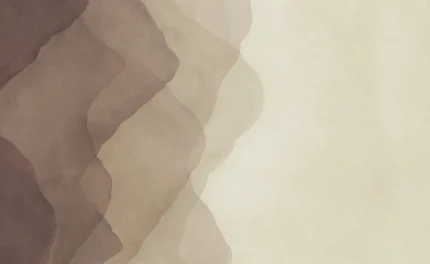 Watercolor Vertical, Brown | Free Shipping
