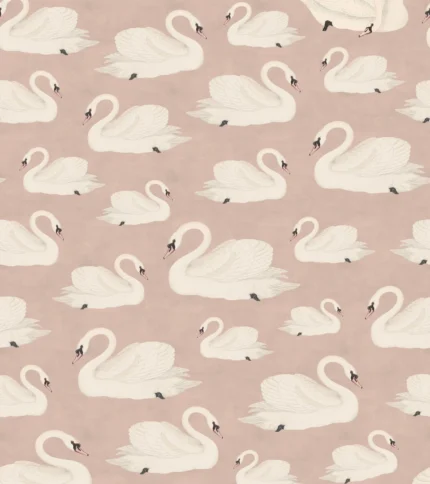 Whooper Swan Soft Pink