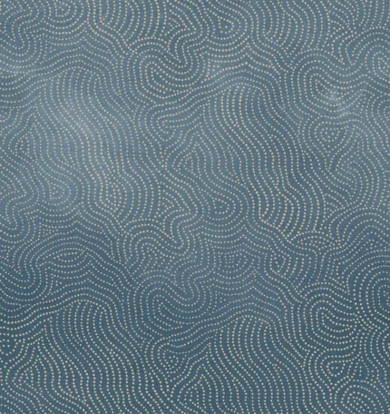 Wiggly Dots, Blue