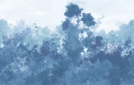 Wood, Blue