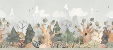 Woodland Tales, Day (green, brown, gray) | Free Shipping
