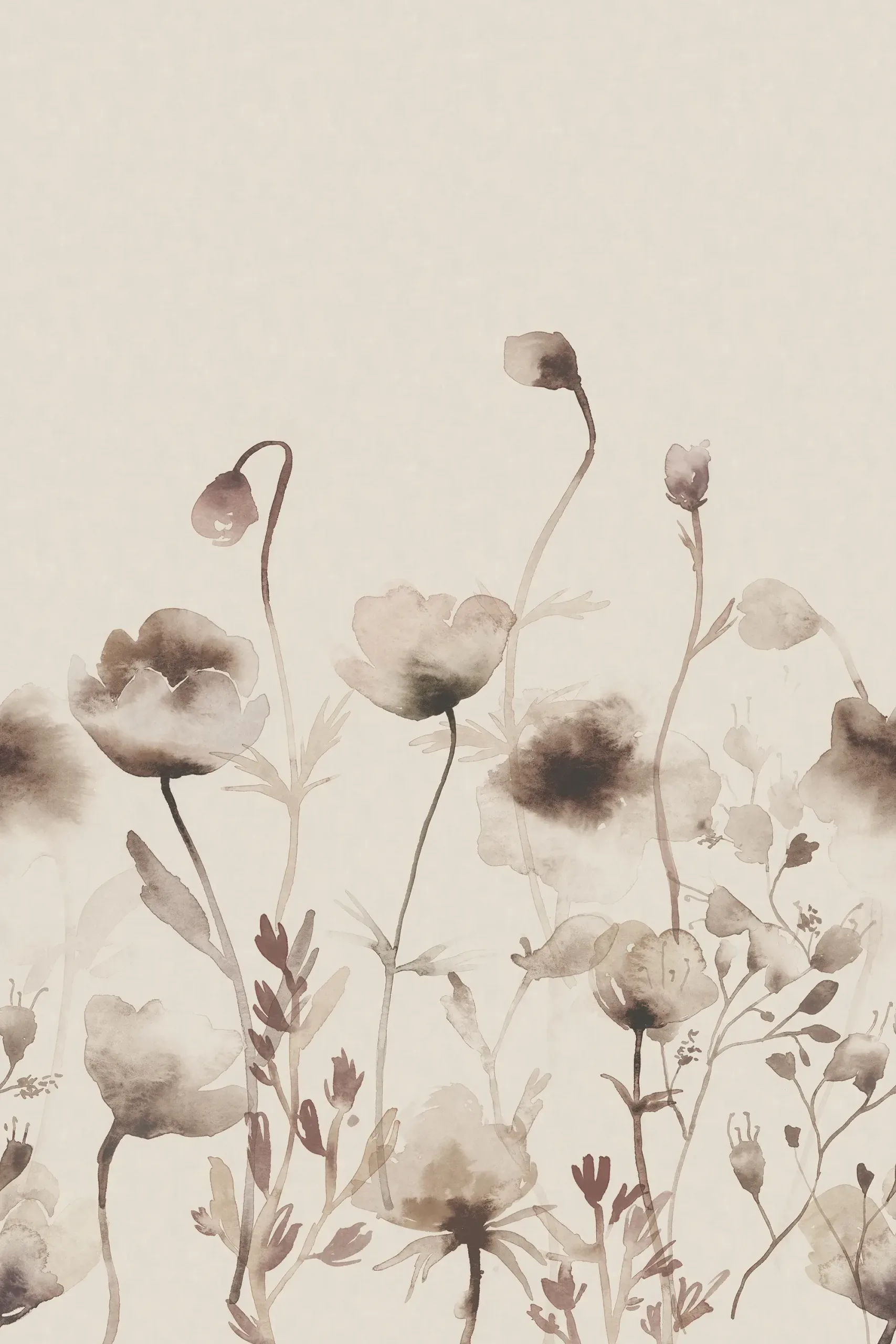 Morangen Hazel Floral Mural by Sandberg
