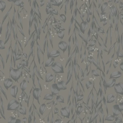 Sara Misty Blue Floral Wallpaper by Sandberg