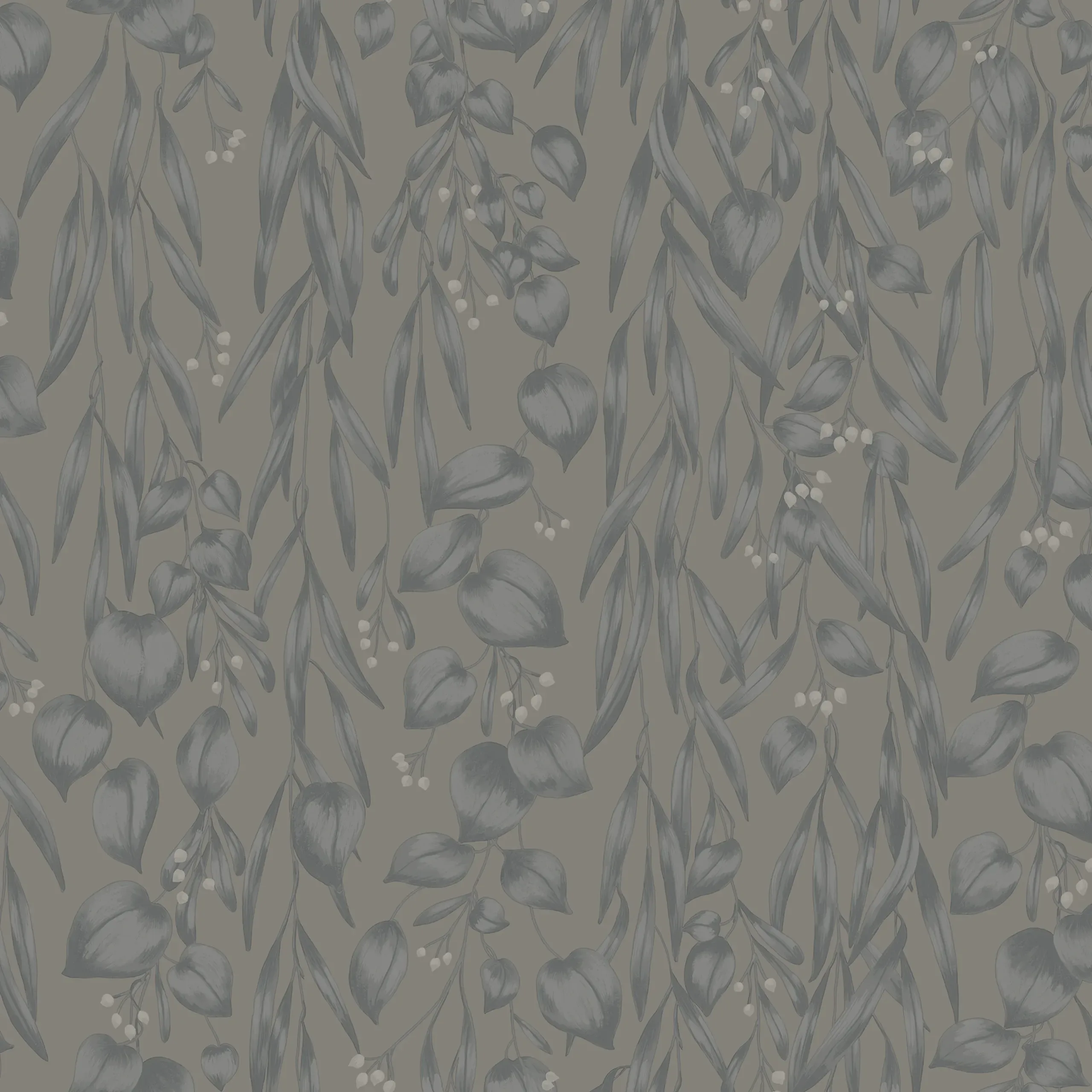 Sara Misty Blue Floral Wallpaper by Sandberg