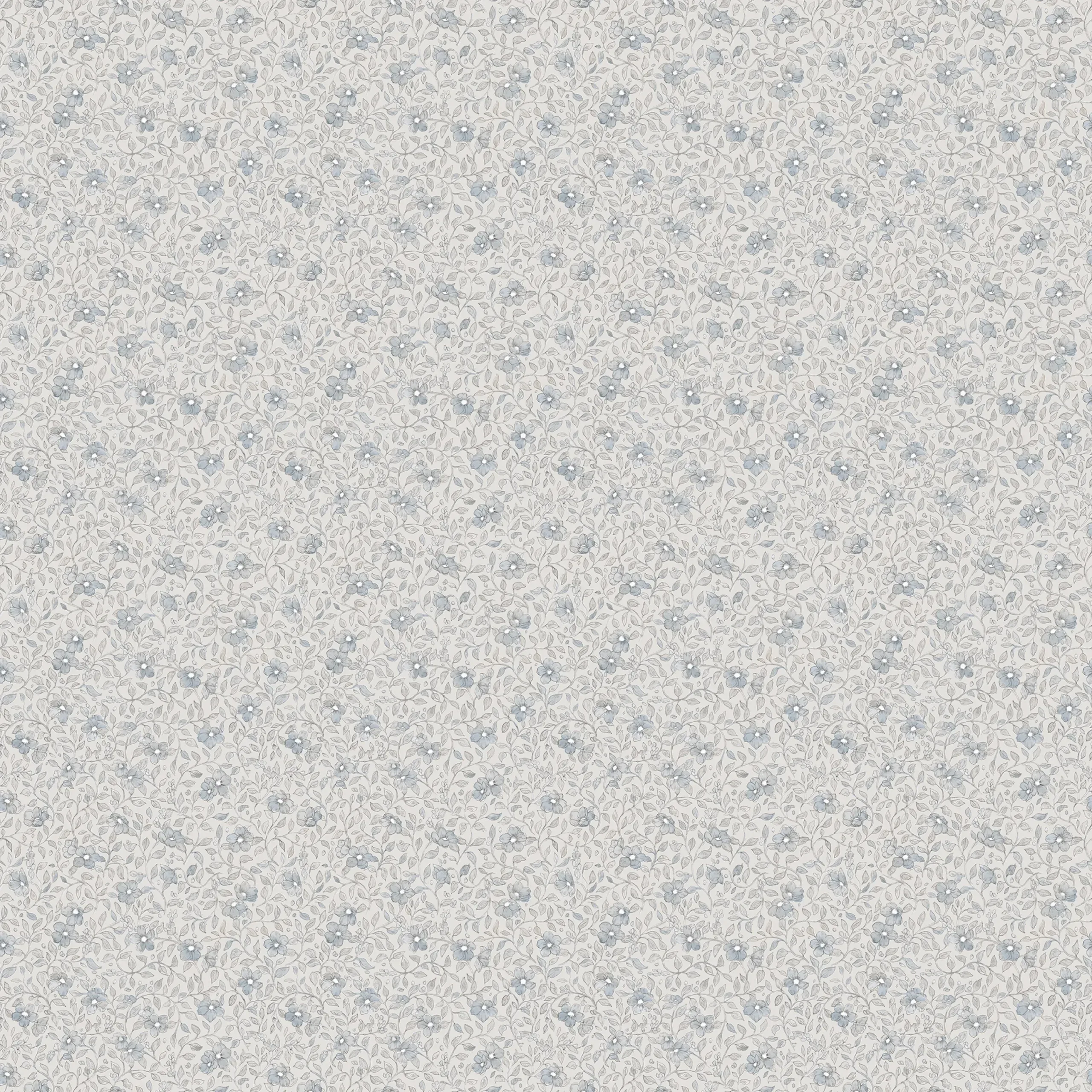 Stella Misty Blue Modern Wallpaper by Sandberg