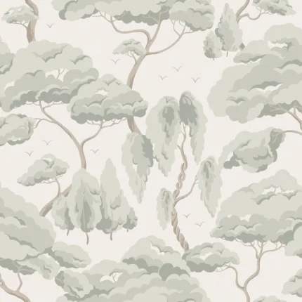 Kristoffer Spring Green Botanical Wallpaper by Sandberg