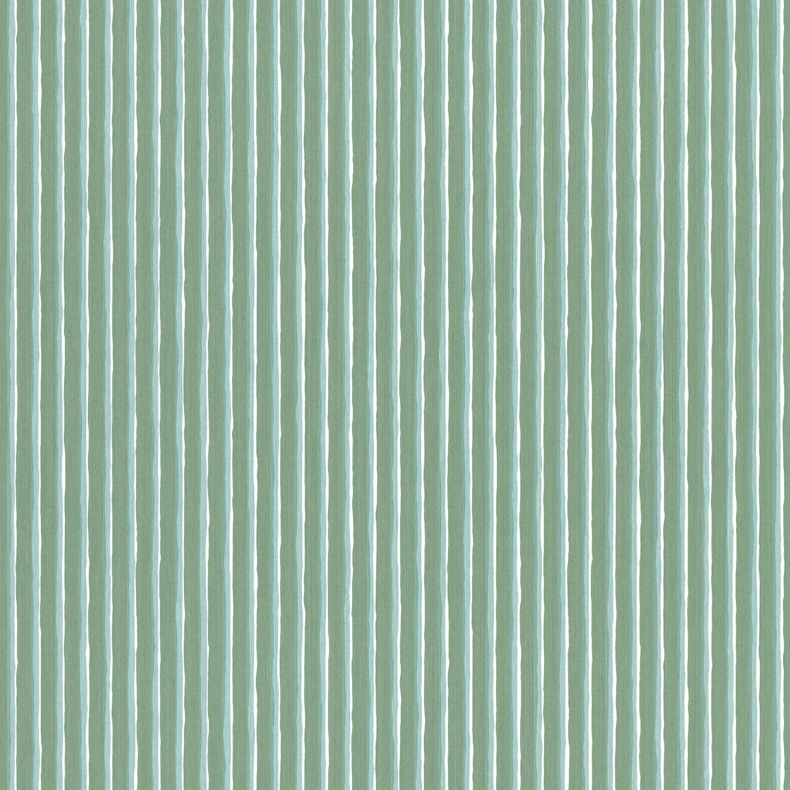 Brita Emerald Stripe Wallpaper by Sandberg Brita Emerald Stripe Wallpaper by Sandberg