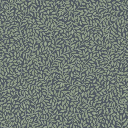 Sigfrid Classic Blue Botanical Wallpaper by Sandberg