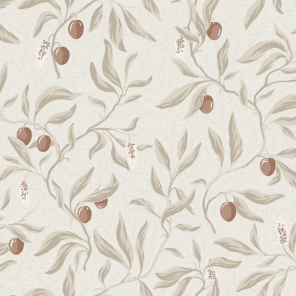 Vinnie Linen Botanical Wallpaper by Sandberg