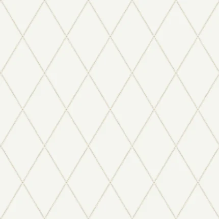 Gabriel Eggshell Checkered Wallpaper by Sandberg