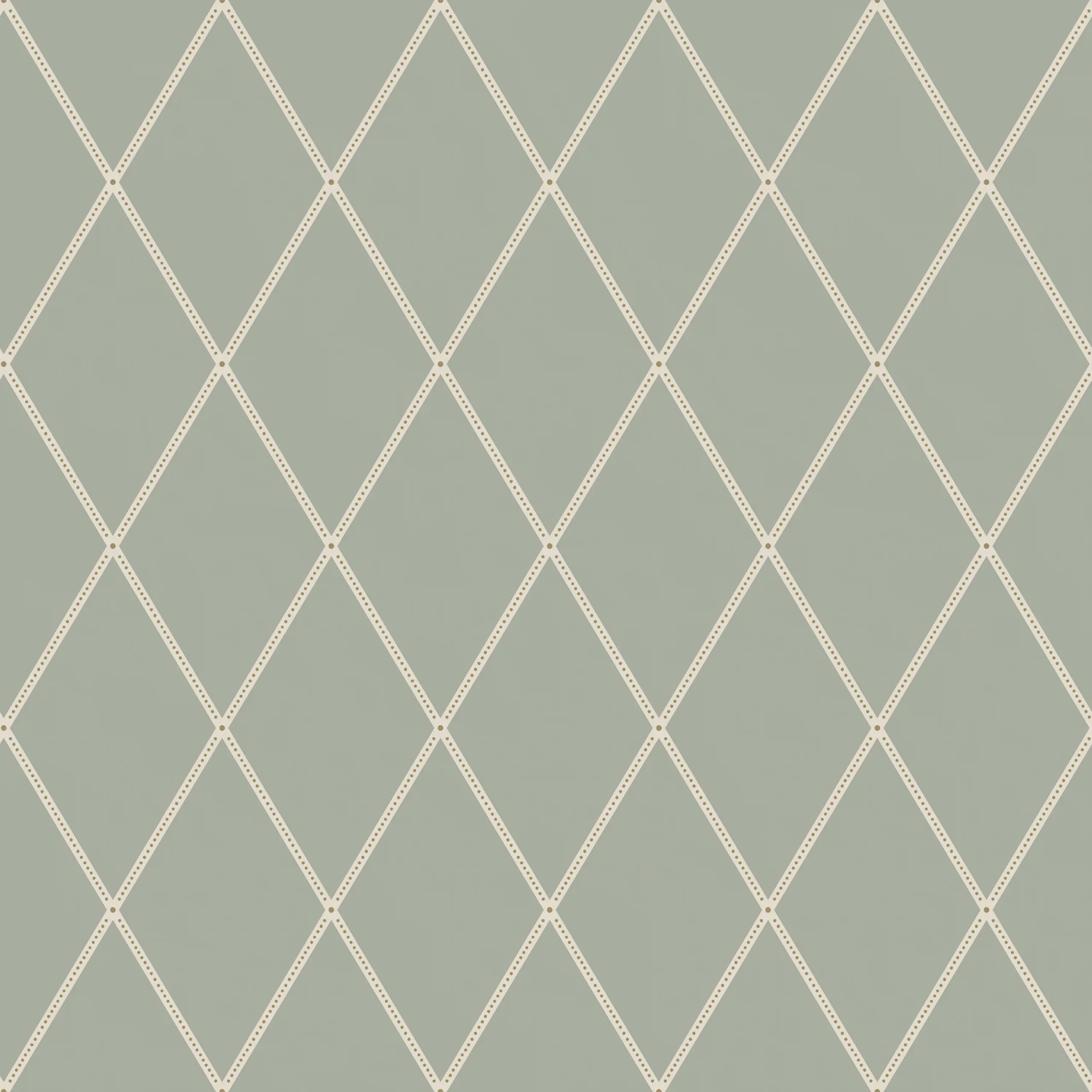 Gabriel. Sage Green Checkered Wallpaper by Sandberg