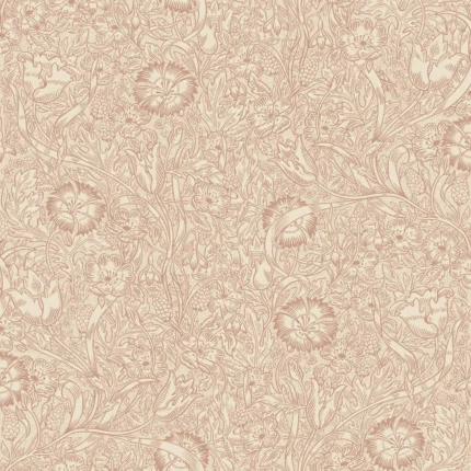 Caroline Terracotta Botanical Wallpaper by Sandberg