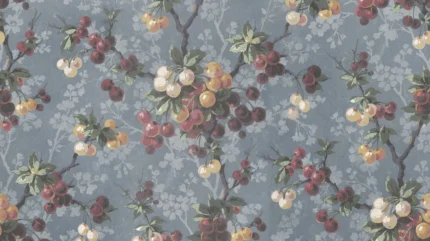 Franka Sky Blue Botanical Mural by Sandberg