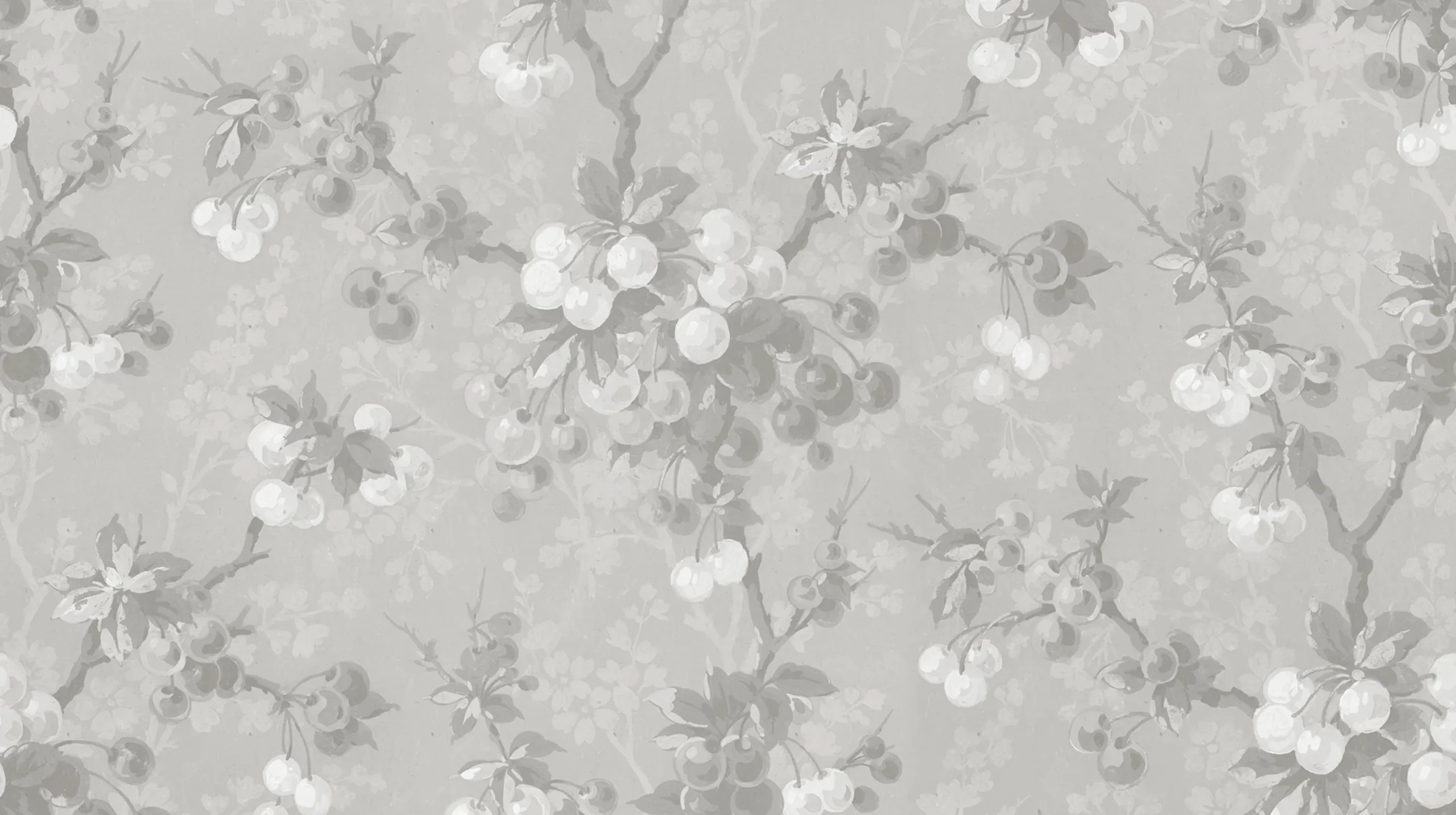 Franka Mineral Gray Botanical Mural by Sandberg