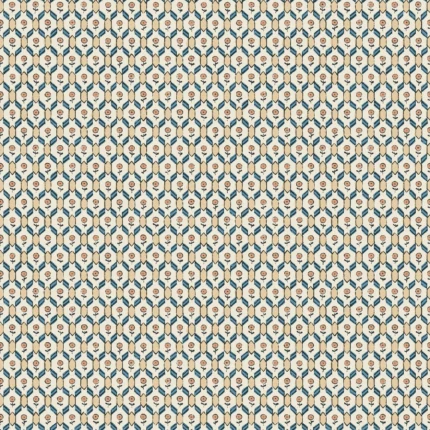 Hugo Terracotta Small Pattern Wallpaper by Sandberg