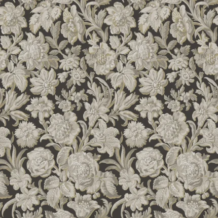Valentin Charcoal Floral Wallpaper by Sandberg