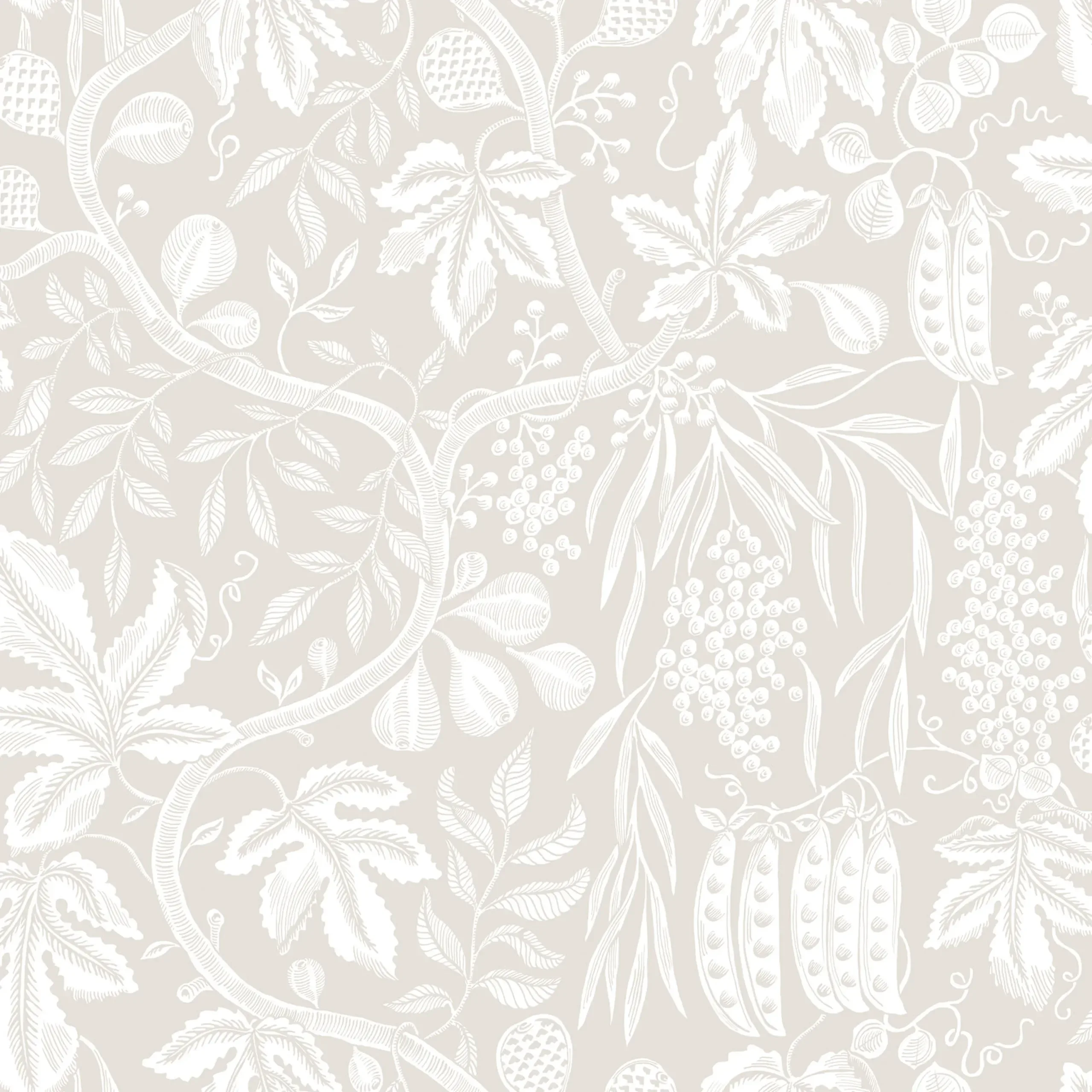 Fig Garden Sandstone Botanical Wallpaper by Sandberg