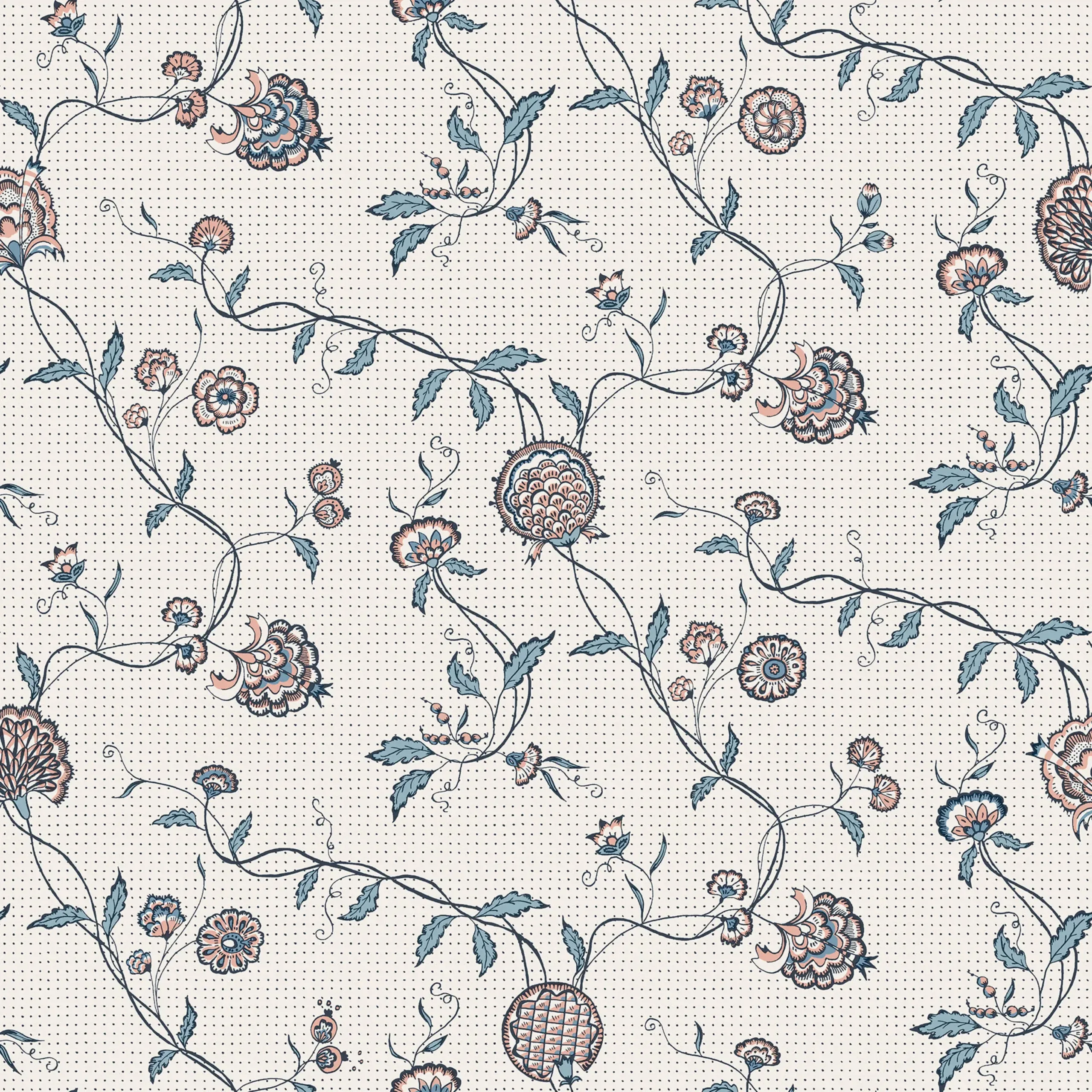 Adelaide Blush Floral Wallpaper by Sandberg