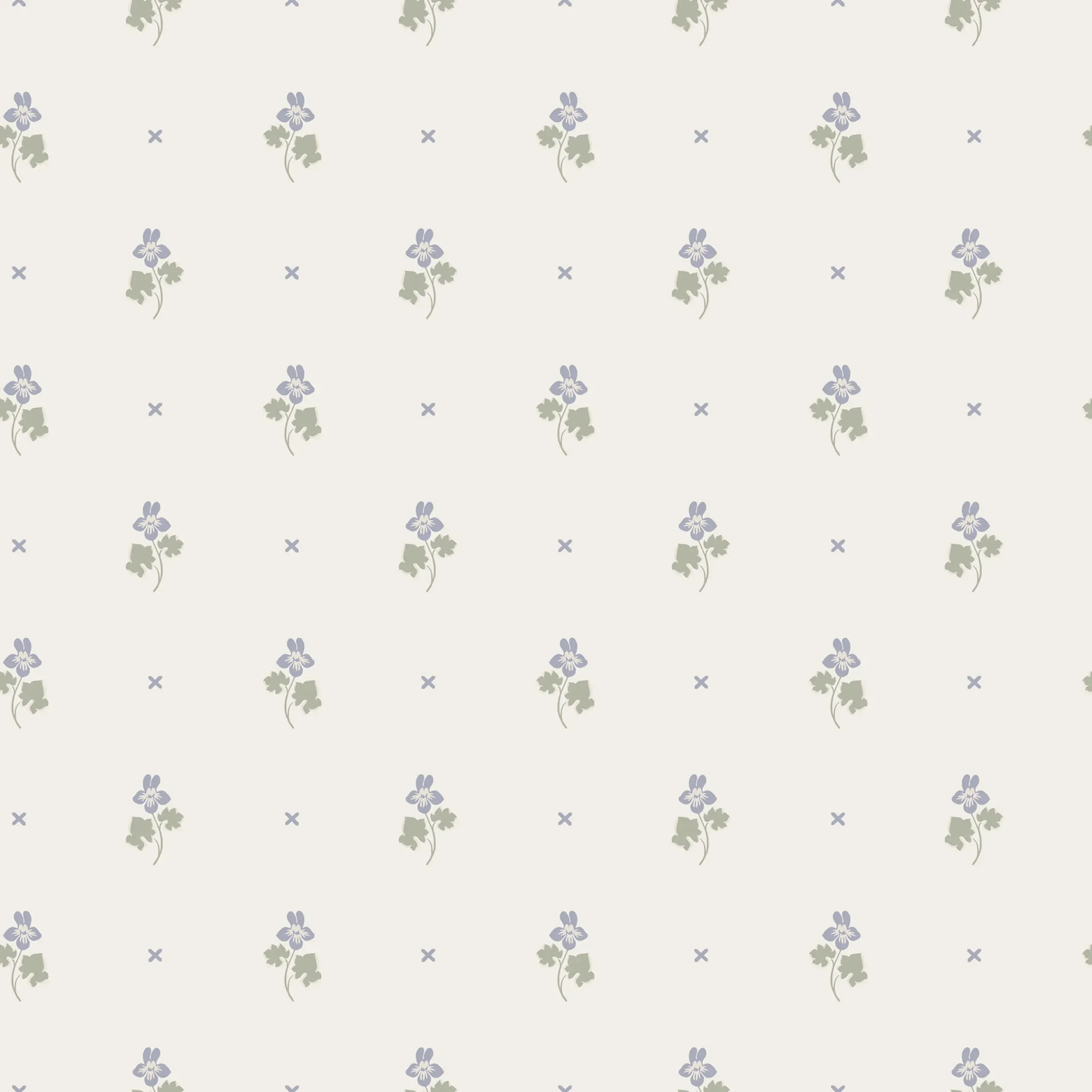 Mimi Sandstone Floral Wallpaper by Sandberg