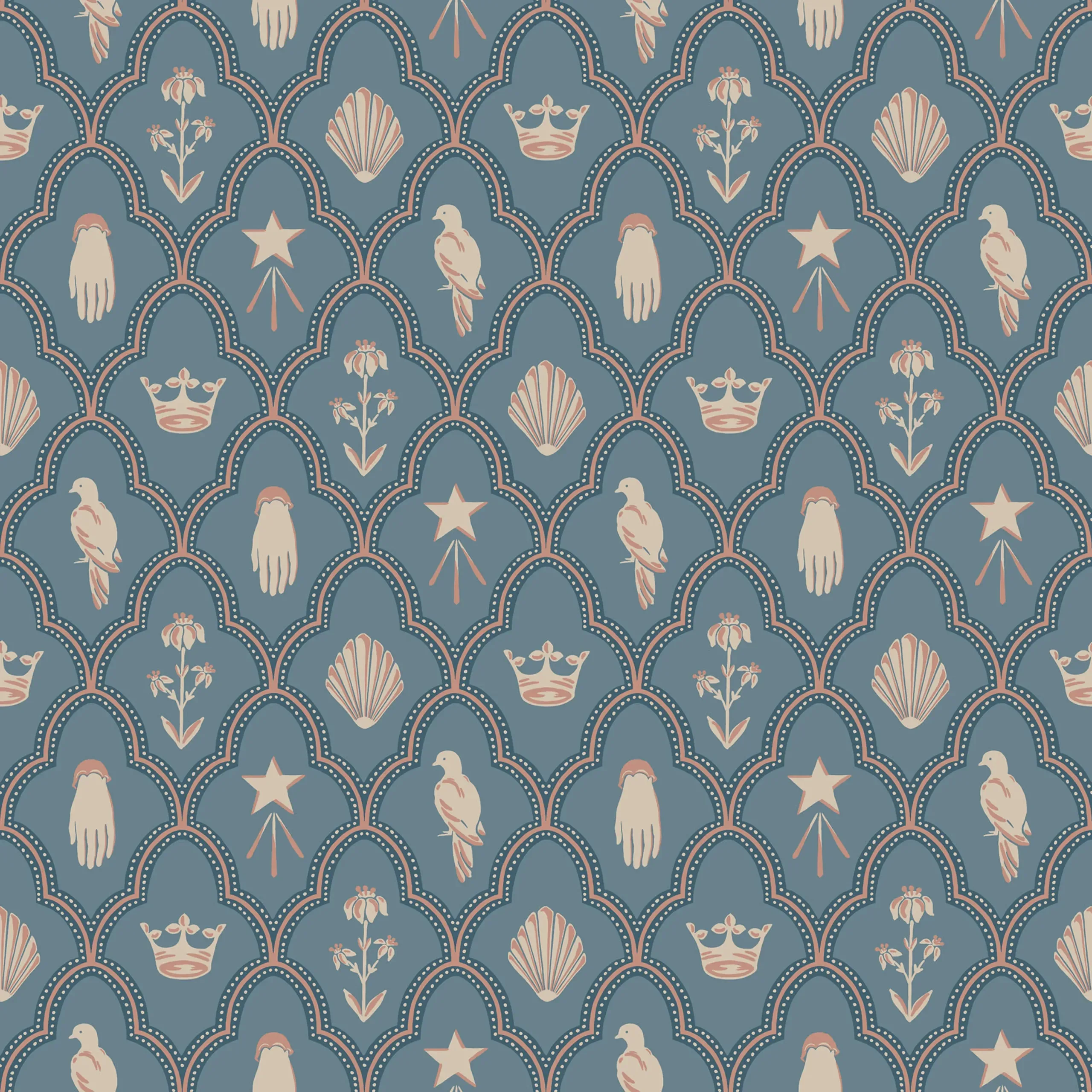 Turtledove Barn Indigo Blue Checkered Wallpaper by Sandberg Turtledove Barn Indigo Blue Checkered Wallpaper by Sandberg