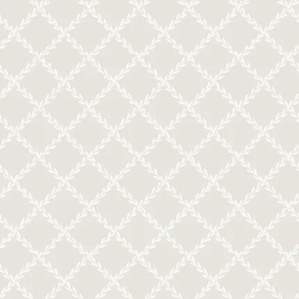 Trellis Gray Checkered Wallpaper by Sandberg