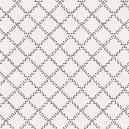 Trellis Graphite Checkered Wallpaper by Sandberg